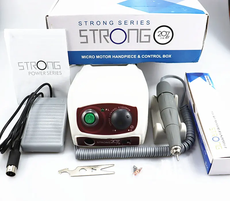 STRONG 210/207B 65w 50000RPM Nail drill STRONG PRO 105LN  Manicure machine For polishing nail pedicure Nail Art drill machine