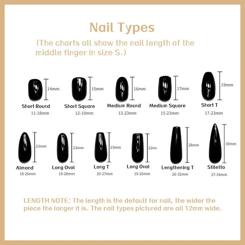 10Pcs Almond Handmade Press On Nails Middle Length Black Pink Color Fake Nails False Ballet Shoes Design Hearts Bows Decoration
