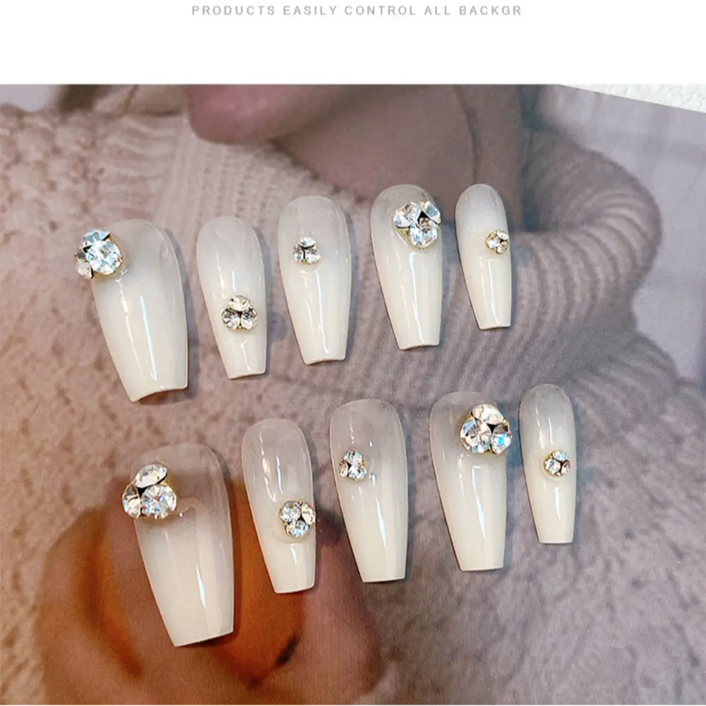 10pcs Sparkling Diamond 3D Nail Art Decoration Shining Luxury Crystal Nail Art Rhinestone DIY Handmade Nail Art Charms
