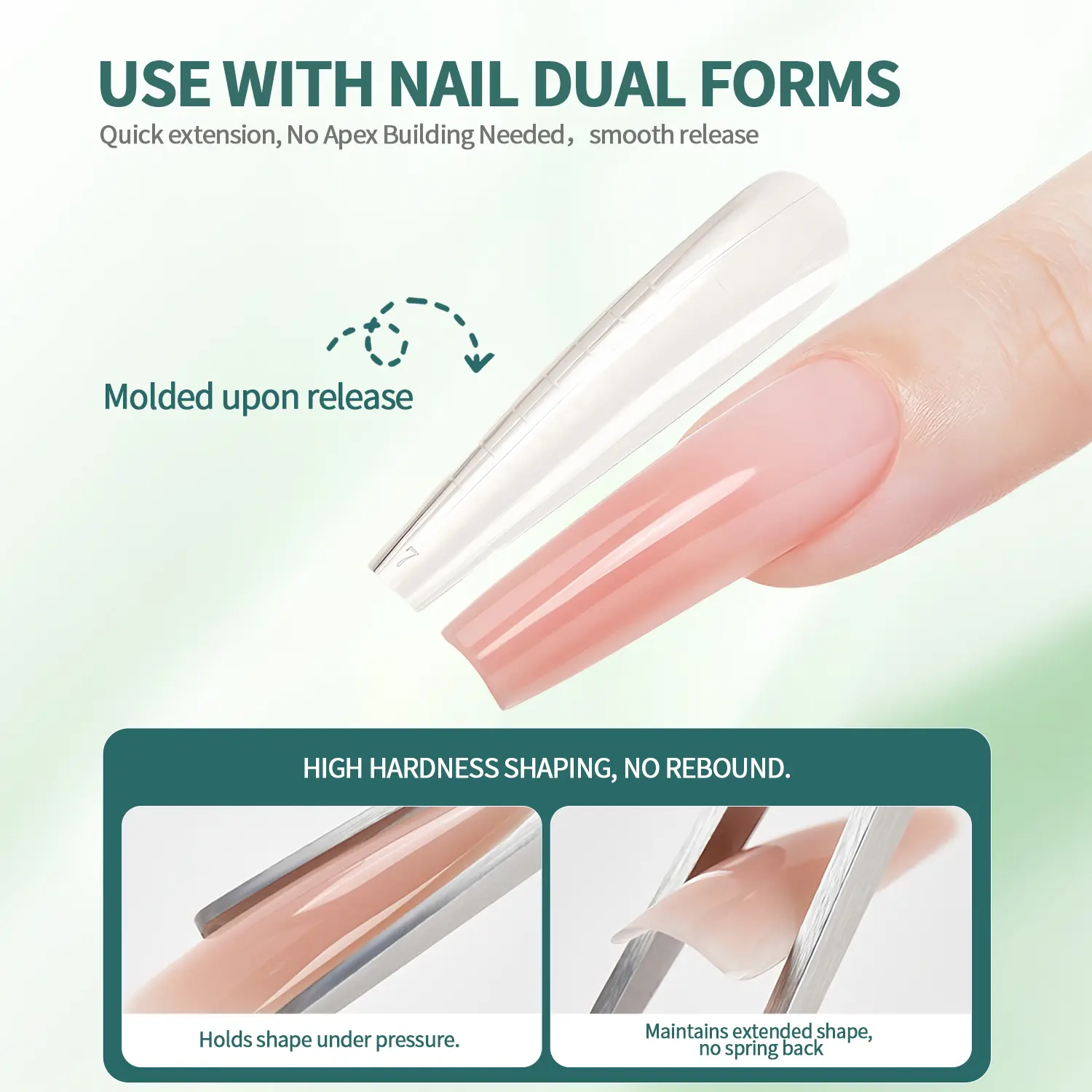 Nailpop HEMA-FREE Builder Gel 30g for Nail Extension Milky Smooth Clear/Pink Long Lasting Quick Building Soak Off UV Nail Gel