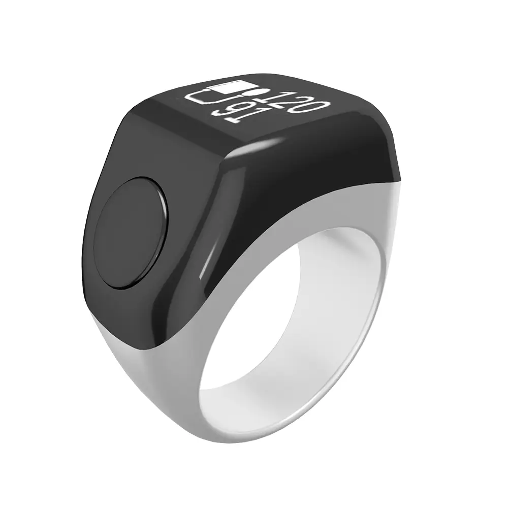 New Smart Tasbih Tally Digital Counter for Muslims Tasbeeh Zikr Ring 5 Prayer Time Vibration Reminder Waterproof