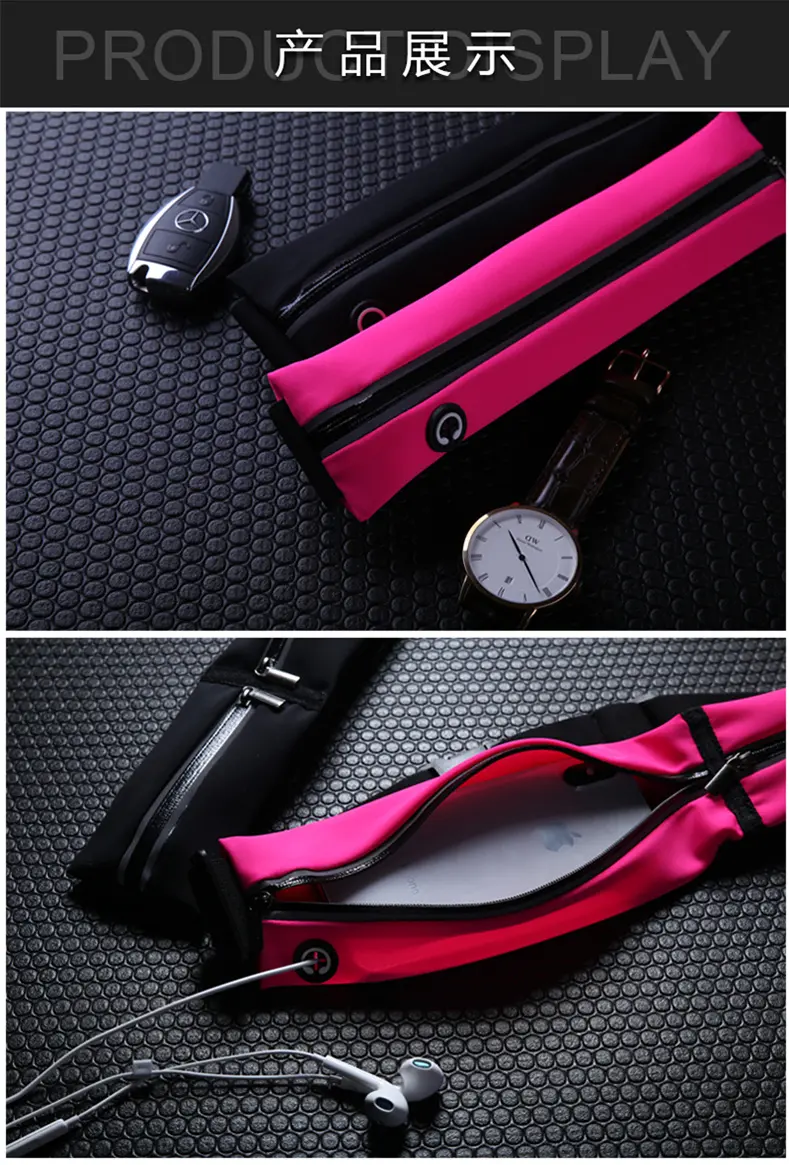 Sports Pockets Running Mobile Phone Bag Outdoor Equipment Waterproof Invisible New Mini Belt Reflective Bag