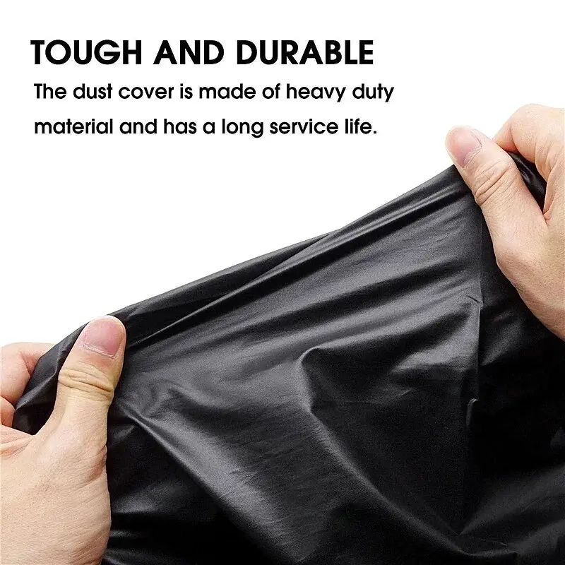 Black 190T Yacht Boat Cover Anti-UV Waterproof Outdoor Protection Heavy Duty Marine Fishing Speedboat 11-22FT