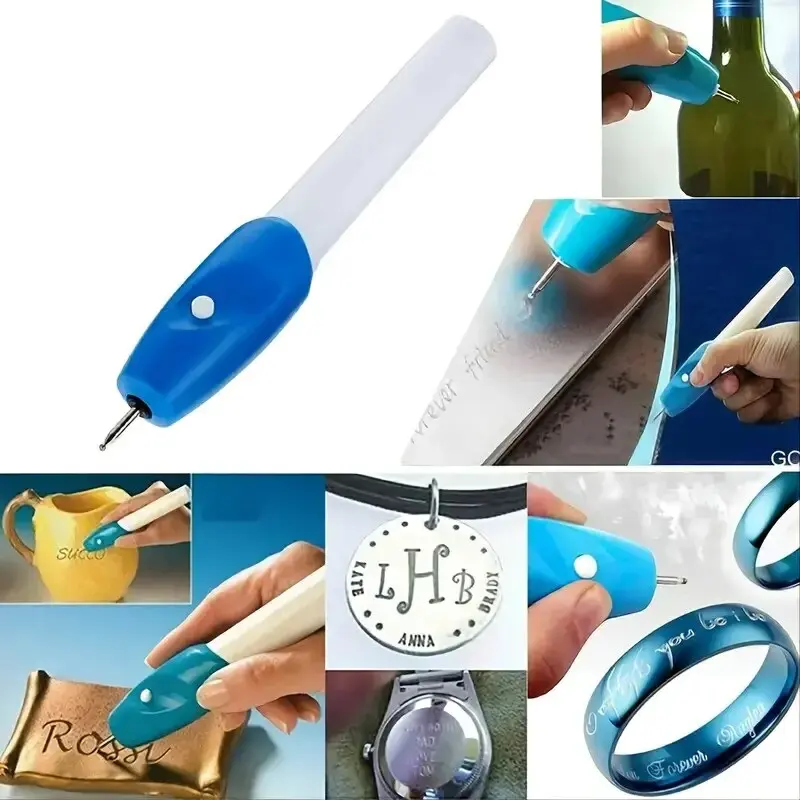 Mini Electric Engraving Pen Cordless Electric Precision Etching Engraving Carving Pen Name Writing Carve Tool