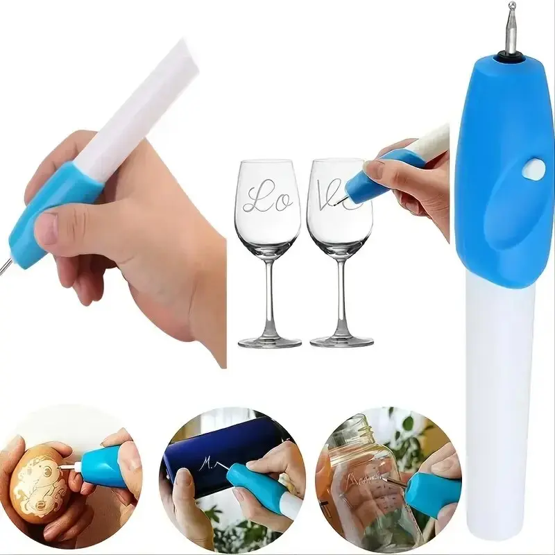 Mini Electric Engraving Pen Cordless Electric Precision Etching Engraving Carving Pen Name Writing Carve Tool