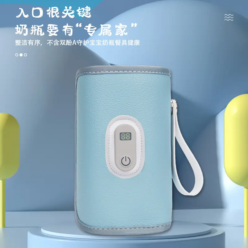 Digital Milk Bottle Insulation Cover for Children Universal Heating Milk Bottle Cover for Infants Outdoor Portable Milk Warmer