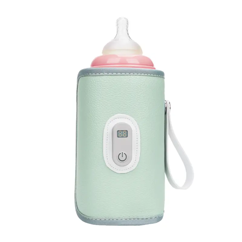 Digital Milk Bottle Insulation Cover for Children Universal Heating Milk Bottle Cover for Infants Outdoor Portable Milk Warmer