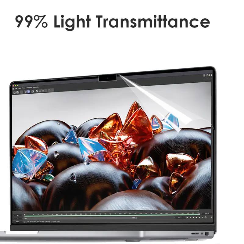 HD Screen Protector For MacBook Pro 14 M1 M2 Pro Max Air 13 15 16 Clear Laptop Soft Film