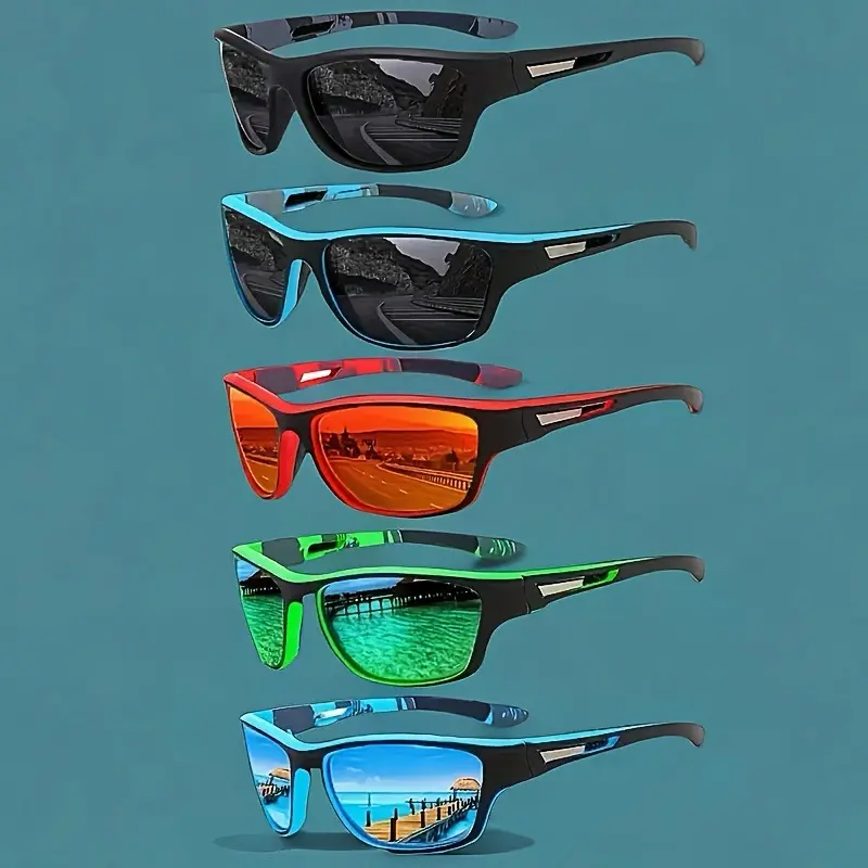 3pcs Men'S And Women'S Hot-Selling Colorful Casual Fashion Glasses Suitable for Daily Wear And Gifts