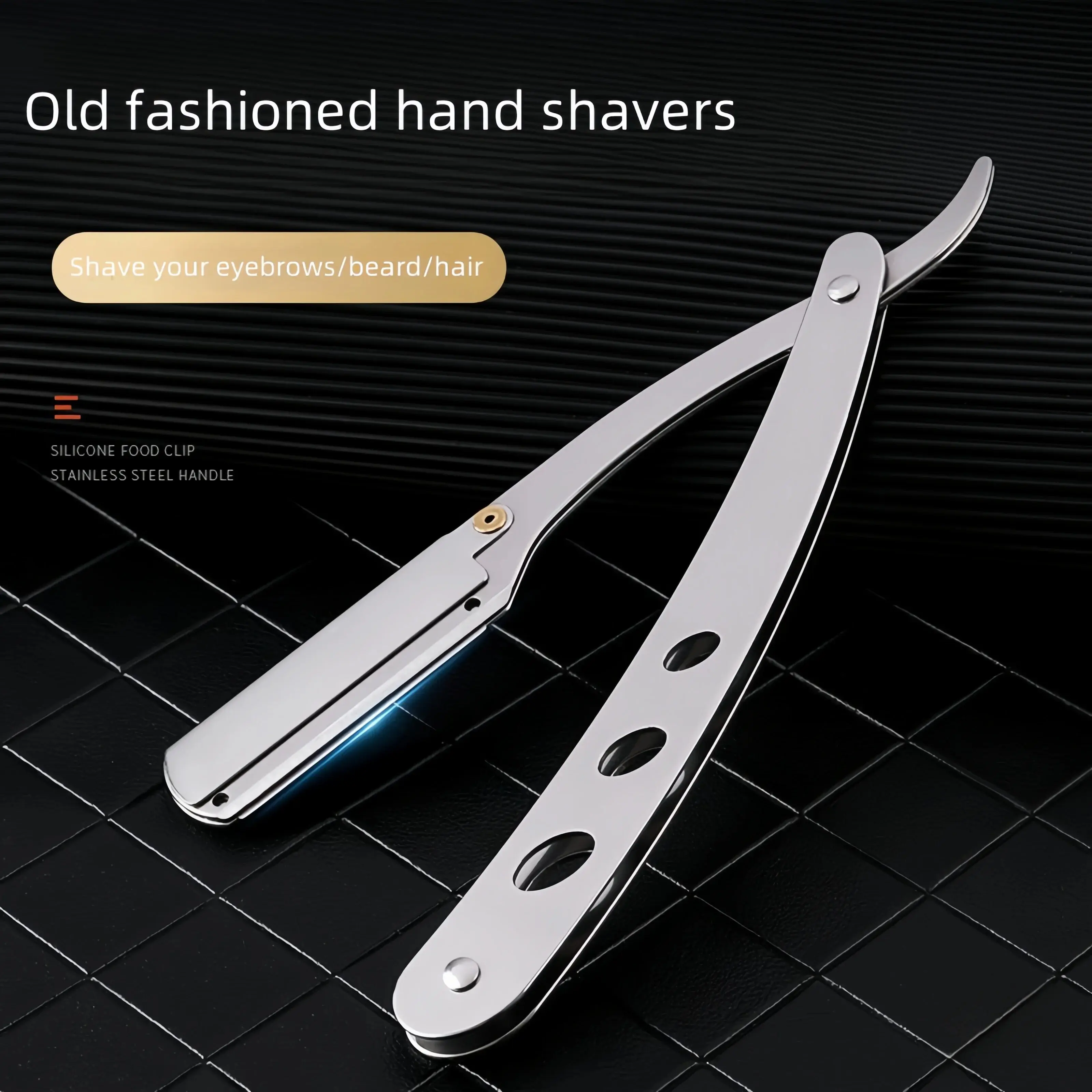 【Hot sales】Foldable Hair Blade Barber Straight Razor For Shaving Men Manual Face Care Beard Hairdressing Tool