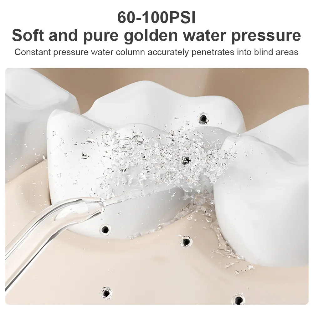 1 PCS Portable Water Floss USB Rechargeable Oral Irrigator 280ML Electric Tooth Cleaning Device 3 Modes Waterproof Irrigator