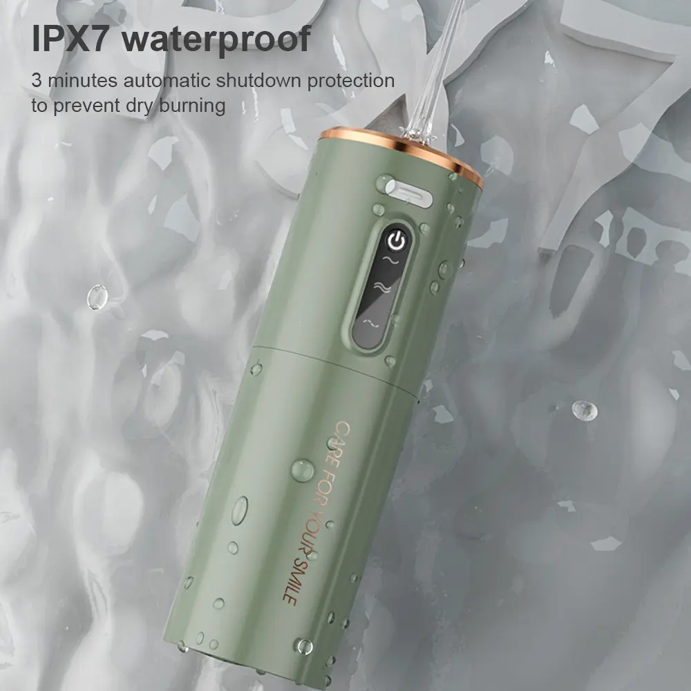 1 PCS Portable Water Floss USB Rechargeable Oral Irrigator 280ML Electric Tooth Cleaning Device 3 Modes Waterproof Irrigator