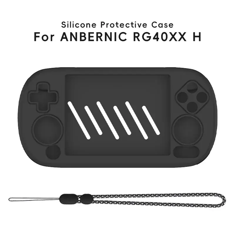 Silicone Protective Case for Anbernic RG556 RG35XX RG40XX H Game Console Soft Case for RG40XXV RG Cube Game Console