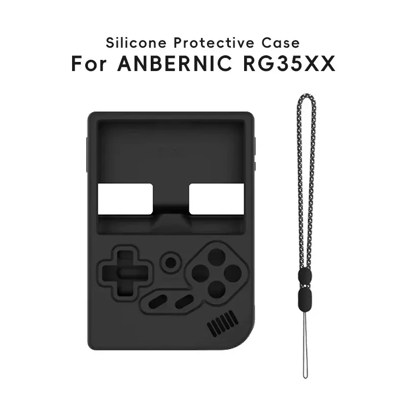Silicone Protective Case for Anbernic RG556 RG35XX RG40XX H Game Console Soft Case for RG40XXV RG Cube Game Console