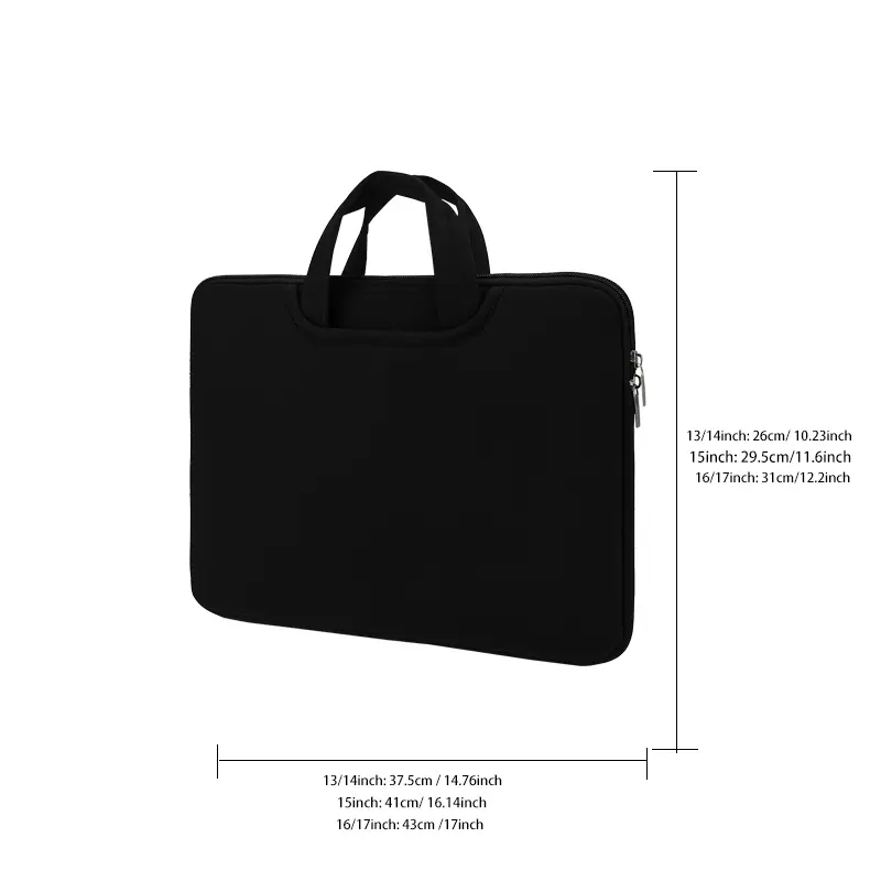 16 Inch and 17 Inch Computer Bag Front Pocket Can Hold Power, Mouse, Large Space, Laptop Handbag, Lightweight Computer Handbag