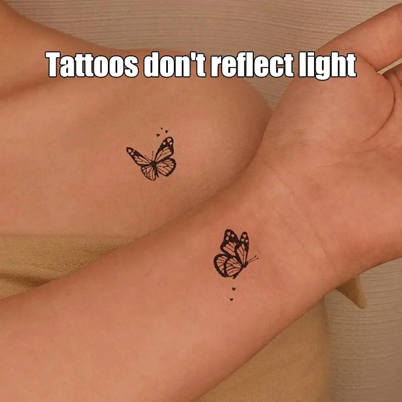 60pcs Herbal Tattoo Stickers with Juice Semi Permanent Waterproof and Non Reflective Small Image Tattoo Cartoon Stickers