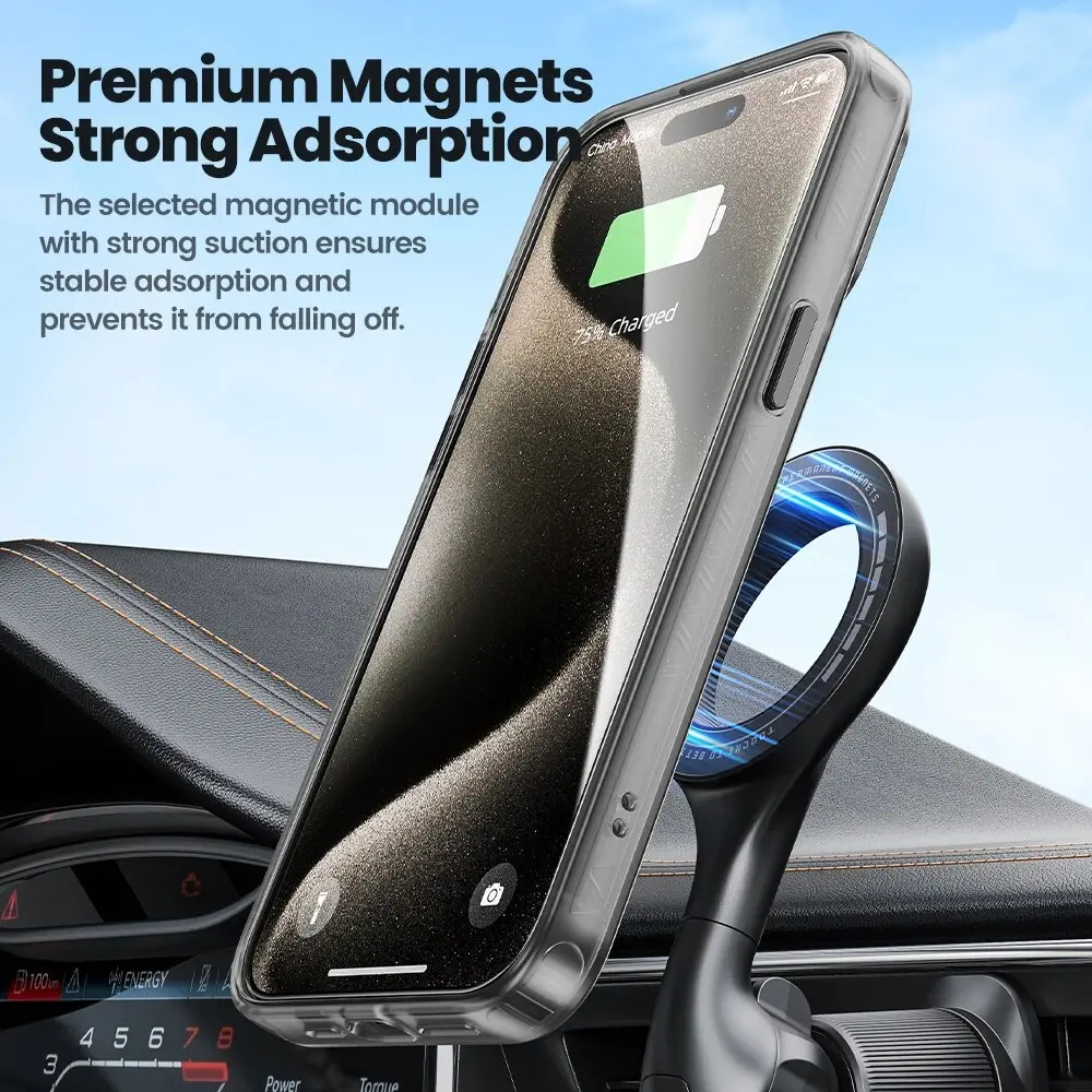 Toocki Matte Magnetic for Magsafe Wireless Charge Case for iPhone 15 14 13 12 Plus Pro Max Shockproof With Lences Protector