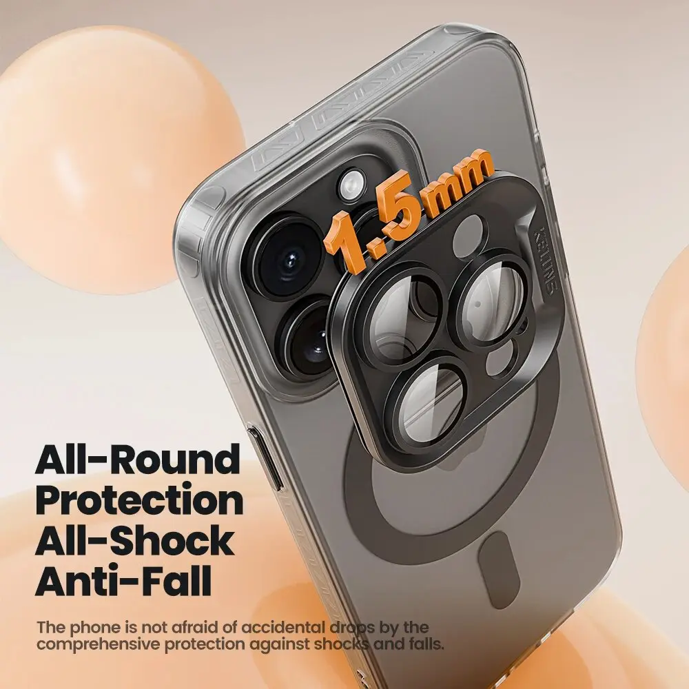 Toocki Matte Magnetic for Magsafe Wireless Charge Case for iPhone 15 14 13 12 Plus Pro Max Shockproof With Lences Protector