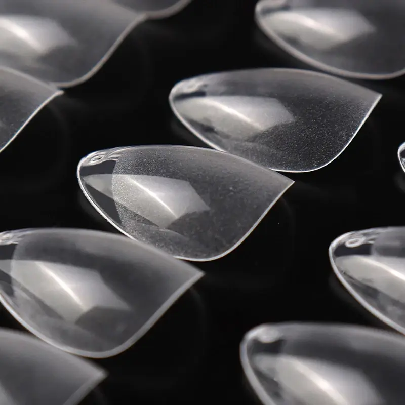 120pcs XXS Super Short Almond Full Cover Sculpted Soft Gel Nail Tips Press on Capsule Americaine Gel X Artificial Fake Nails