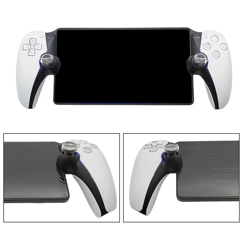 2Pcs Rocker Cap For PlayStation Portal Transparent Liquid Silicone Joystick Analog Cover For PS Portal Handheld Accessories