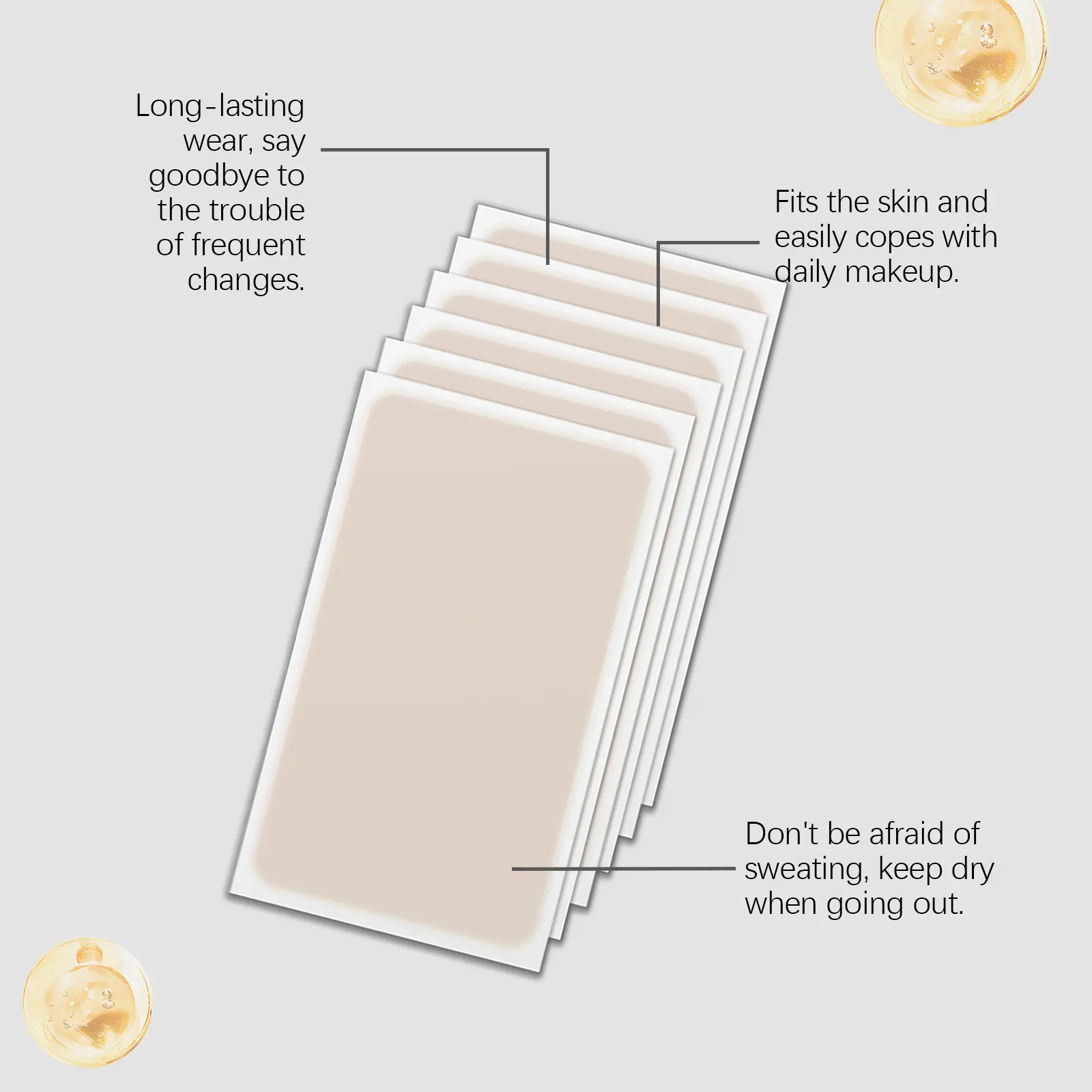 Eelhoe Body Invisible Concealer Patch Lasting Waterproof Tape Full Coverage Cover up Scar Skin Color Tattoo Invisible Stickers