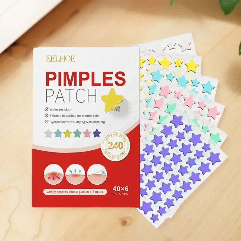 1/2/3 Box Acne Pimple Patches Star Hydrocolloid Spot Cover Face Invisible Stickers Patch Acne for Covering Zits and Blemishes