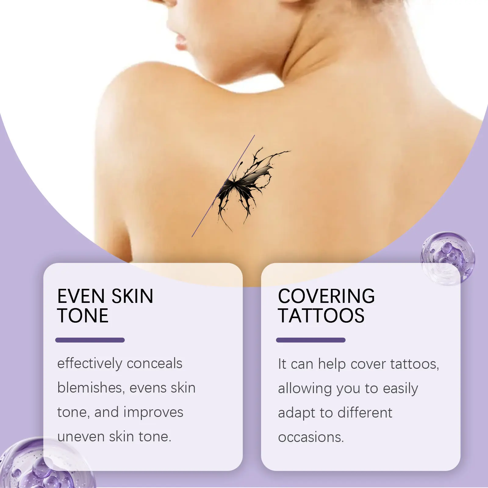 EELHOE Body Concealer Full Coverage Flawless Long Lasting Scar Cover Blemishes Natural Finish Professional Waterproof Concealer