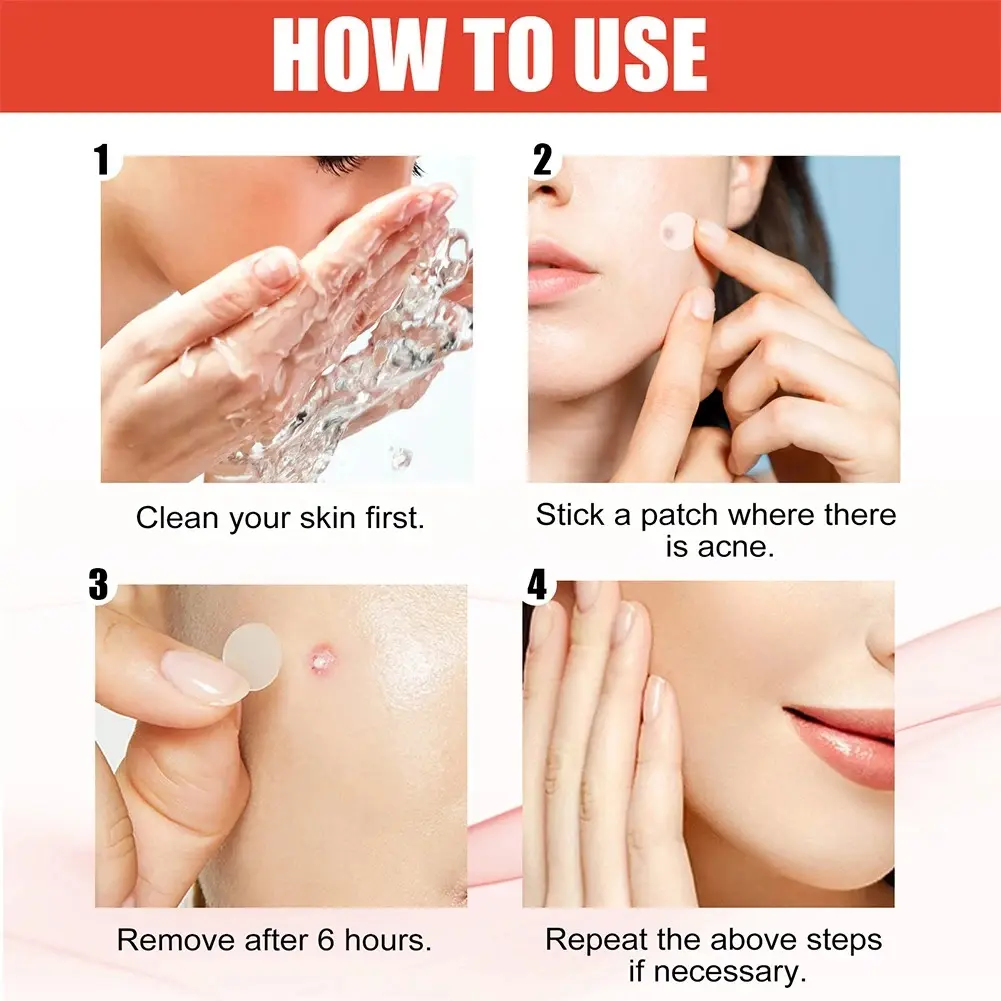 1/2/3 Box Acne Pimple Patches Star Hydrocolloid Spot Cover Face Invisible Stickers Patch Acne for Covering Zits and Blemishes