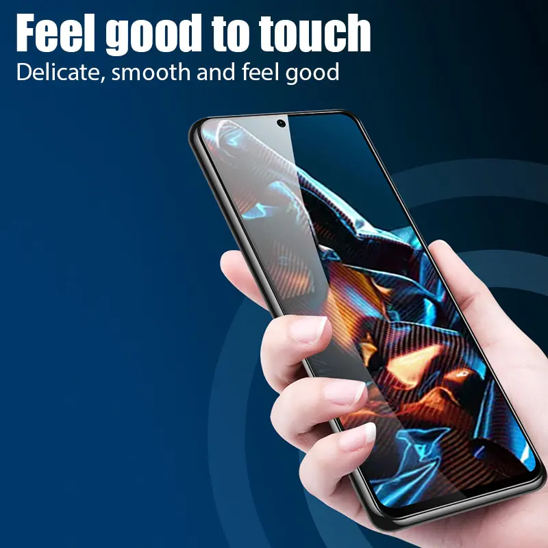 4IN1 Screen Protector For POCO X5 M3 M4 X4 X3 Pro 5G Camera Film Tempered Glass For POCO F3 F4 GT X3 NFC Glass