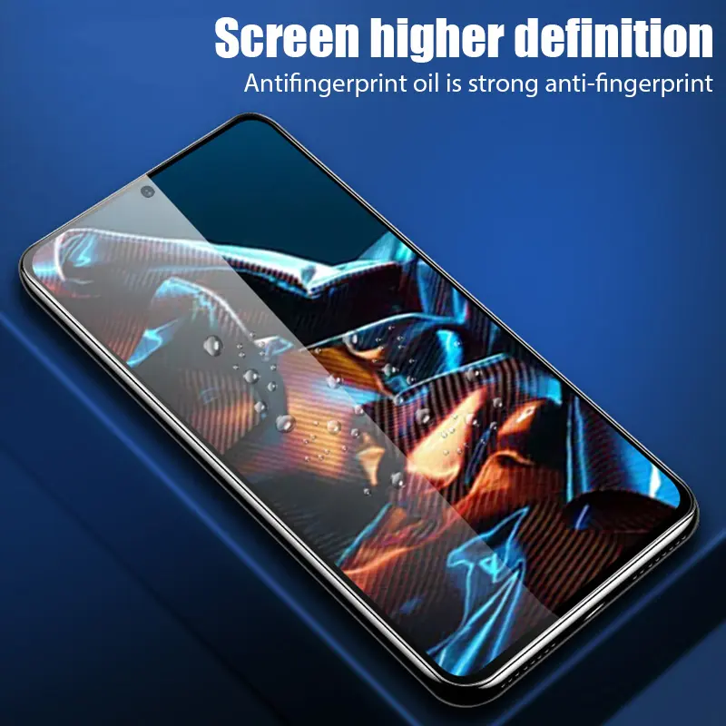 4IN1 Screen Protector For POCO X5 M3 M4 X4 X3 Pro 5G Camera Film Tempered Glass For POCO F3 F4 GT X3 NFC Glass