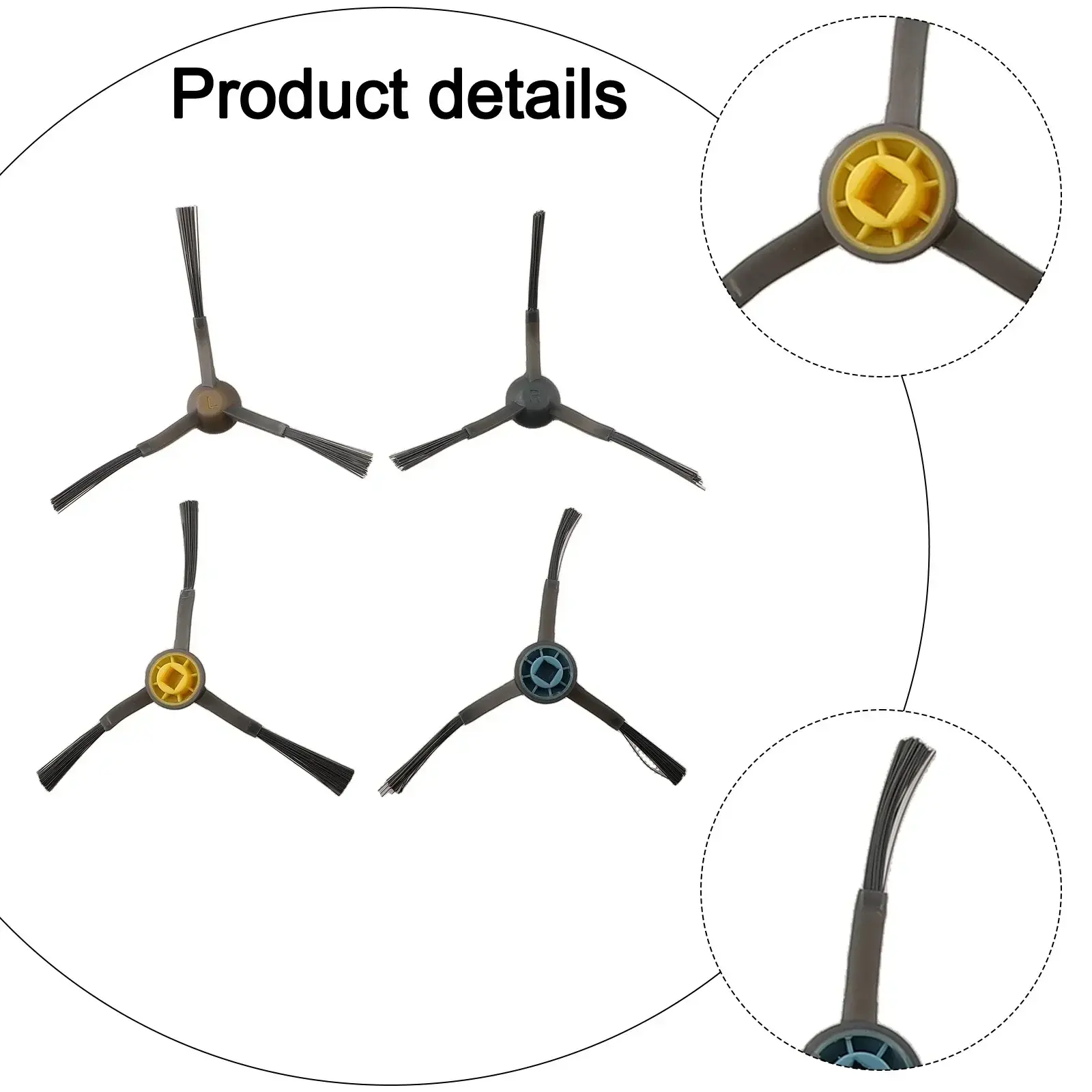 For Eureka NER700 Parts Accessories Main Brush Side Brush Filter Rag Kit Aspiradoras Para El Hogar Robot Accessories Side Bag