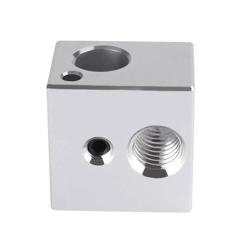 5/10  PCS V5 Heated Block KP3S Hot End Heat Blocks 16*16mm*12mm For V5 J-head Extruder Aluminum HotEnd 3D Printers Parts