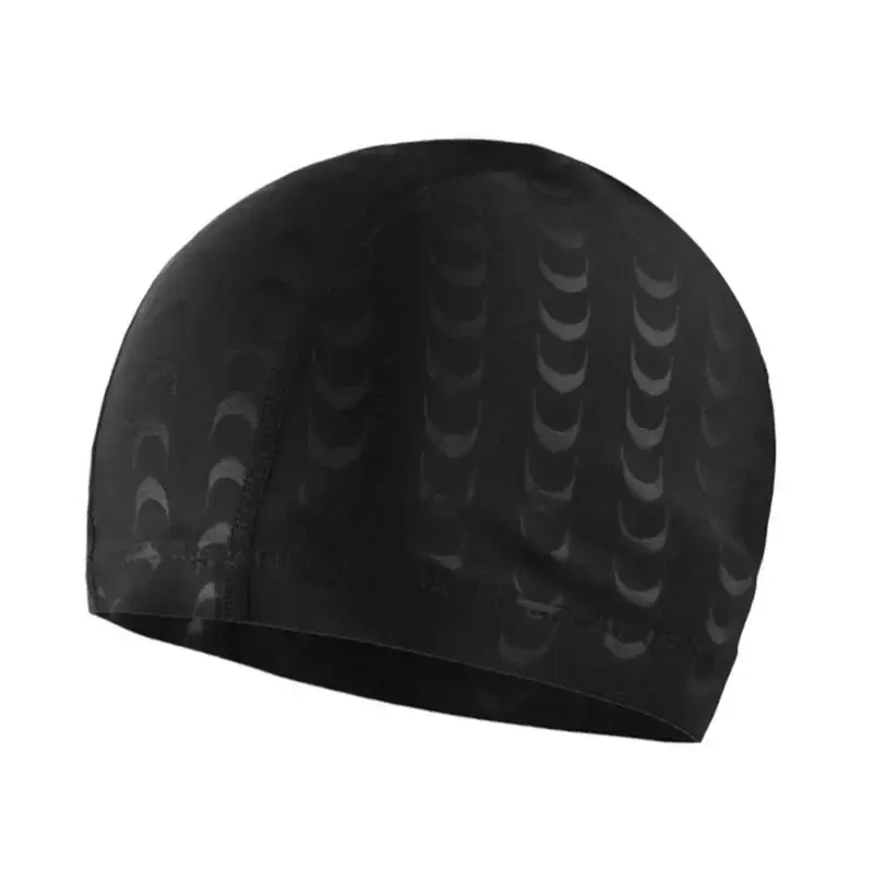 1pc Nylon Swim Cap for Men and Women Waterproof Elastic Swim Caps Protect Your Ears Essential for Family Swimming Training