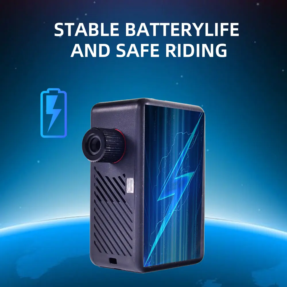 ThinkRider 120 PSI Portable Pocket Bike Electric Air Pump MINI  Tire Inflator For Bicycle Digital Gauge Display