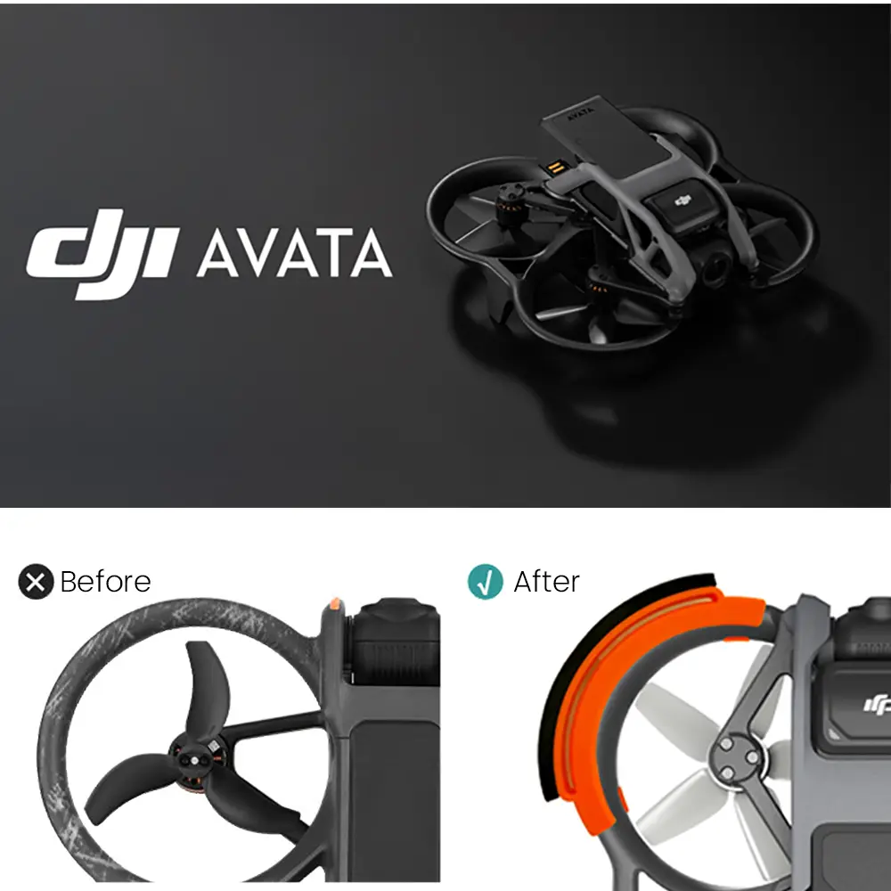 Propeller Guard For DJI Avata Protector Bumper Rings Quick Release Anti-drop Protection Cover For DJI Avata Drone Accessories