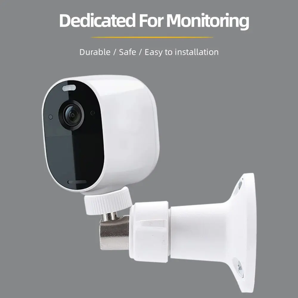 Security Metal Wall Mount Adjustable Indoor Outdoor Mount Compatible With Arlo Ultra/Pro/Pro 2/Pro 3 CCTV Camera and Others