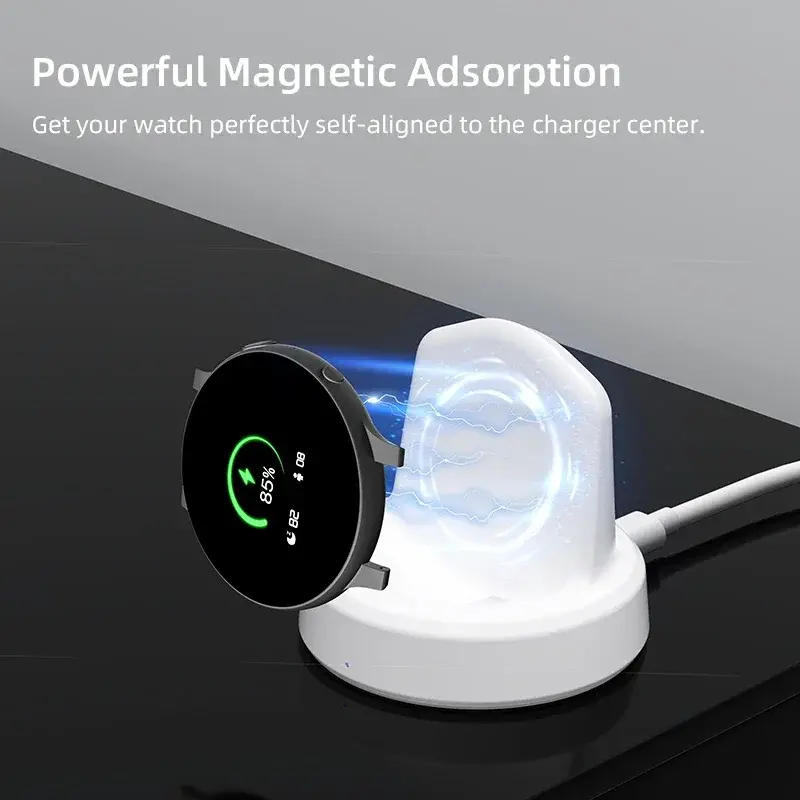 Wireless Watch Charger Compatible For Samsung Galaxy Watch 5 Pro 5/4/3 Active 2/1Gear Sport/S3 Portable Charging Dock Station