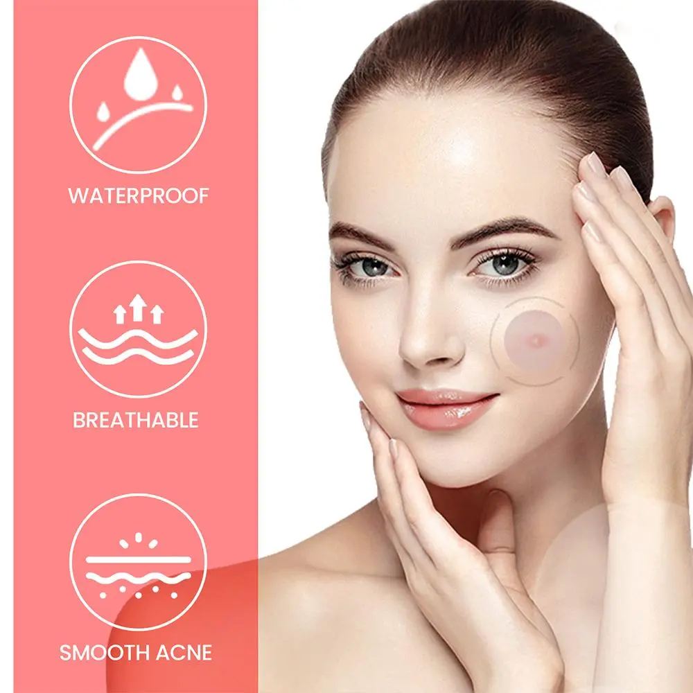 200pcs Colorful Star-Shaped Hydrocolloid Invisible Pimple Patches For Face, Cute Zit Cover Stickers Skin Care