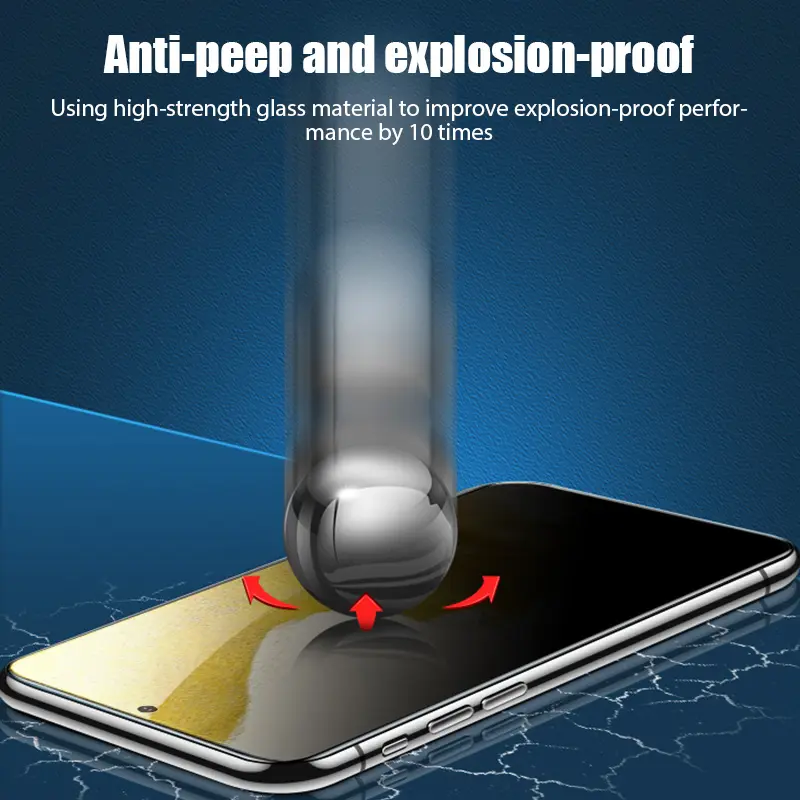 3PCS Privacy Screen Protector For Samsung S21 S20 FE A13 A52S A32 A22 A73 A53 A33 A23 5G Anti-Spy Glass For Samsung A12 A31 A51