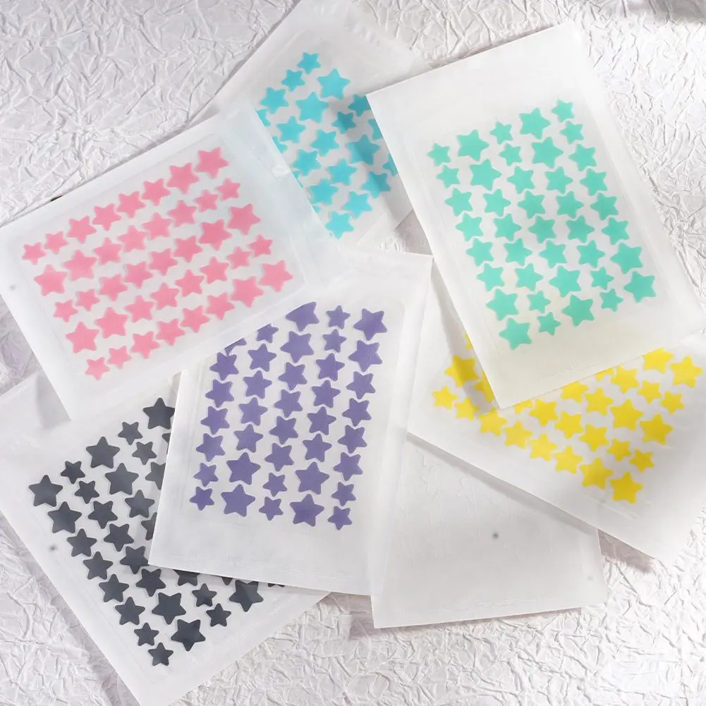 Colorful Star Shaped PE Pimple Patches Acne Cover Invisible Removal Skin Care Stickers Face Spot Concealer Beauty Makeup Tools