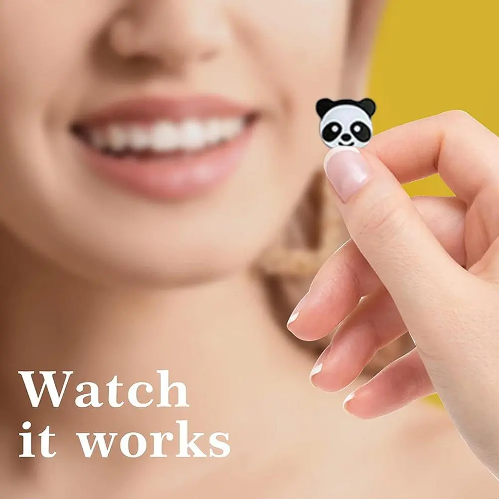 100 Counts Hydrocolloid Cute Panda Acne Pimple Patch For Face, Lovely Black Pandas Acne Spot Patch Invisible Zit Cover Stickers