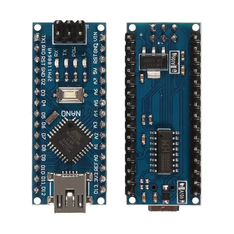 For Nano V3.0 Micro Controller Module ATmega328P Module Nano Board CH340 USB Cable Compatible with Arduino Nano V3.0