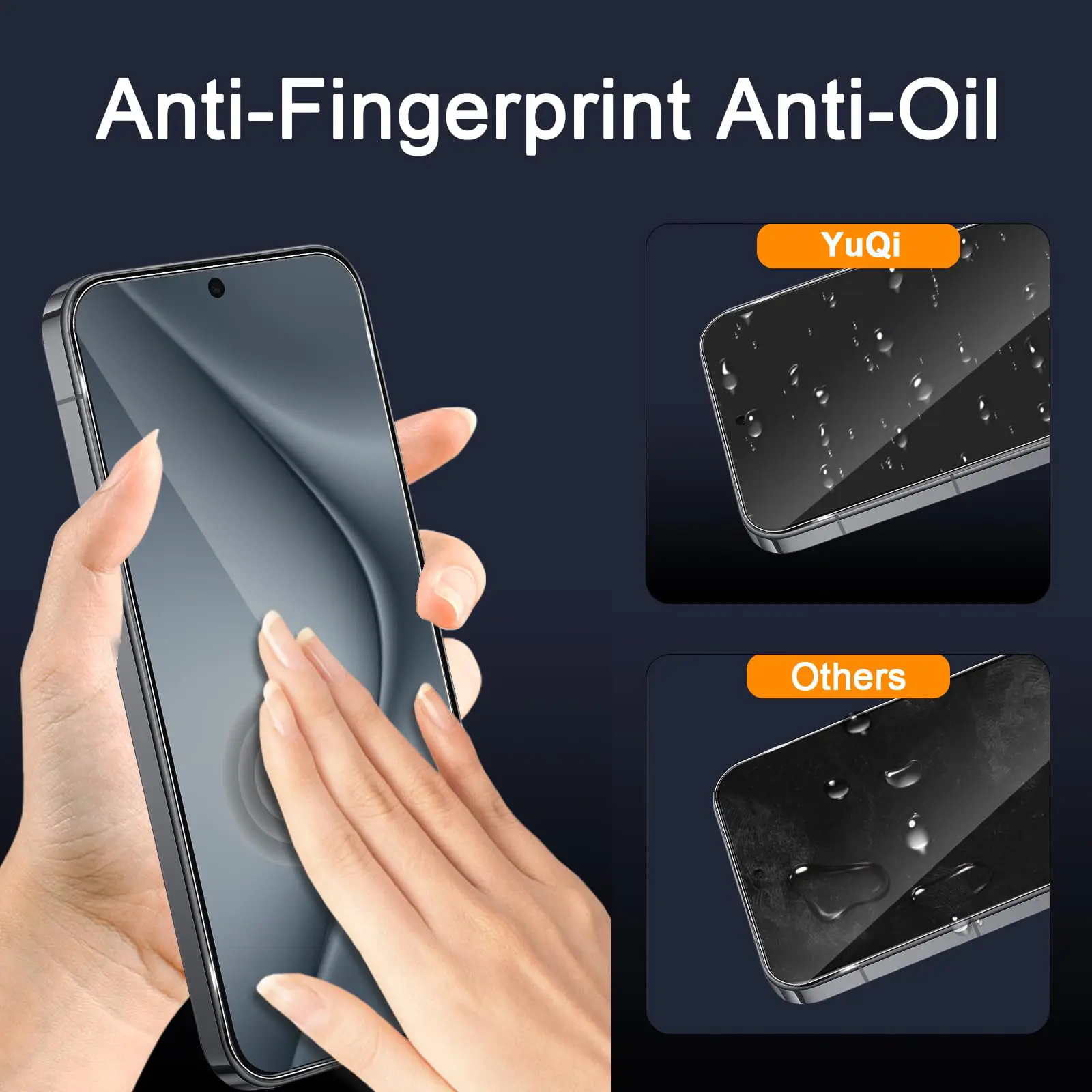 Screen Protector For OPPO Find X8 6.59 inch Tempered Glass HD Crystal  Mica 9H Anti Scratch Case Friendly High Aluminum