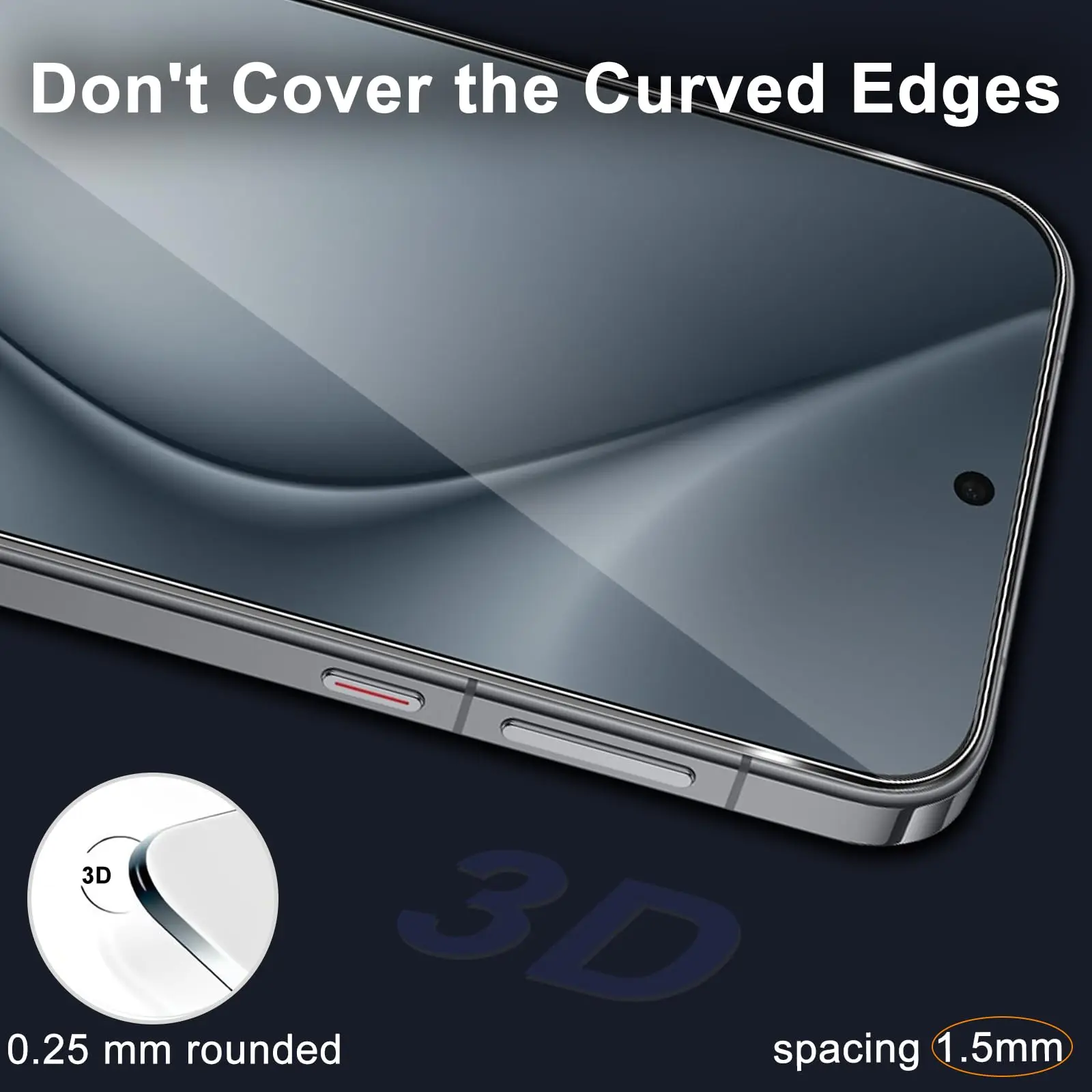 Screen Protector For OPPO Find X8 6.59 inch Tempered Glass HD Crystal  Mica 9H Anti Scratch Case Friendly High Aluminum
