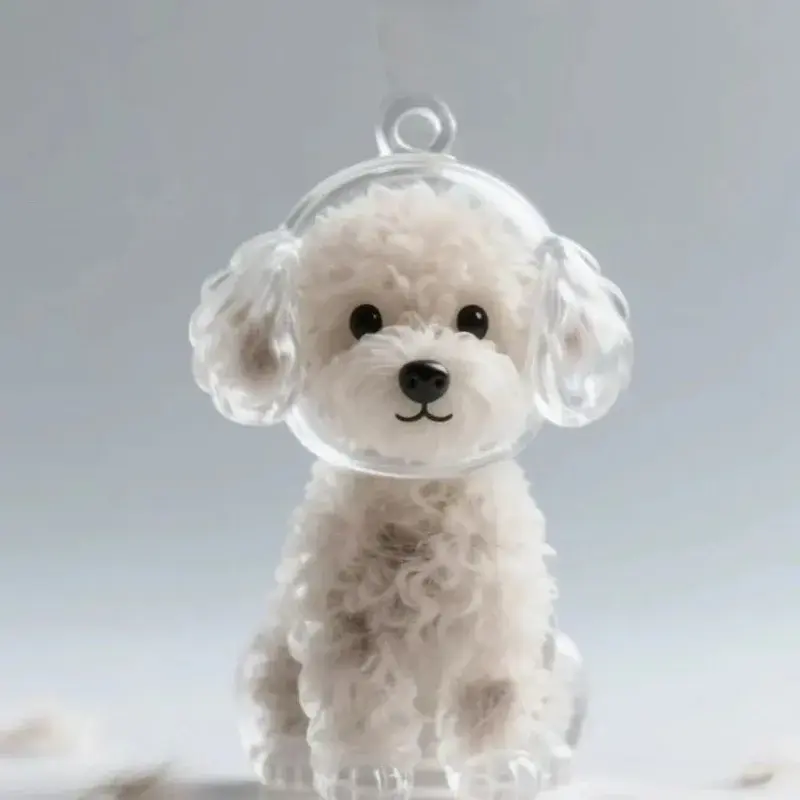Dog Hair Memorial Storage Keychain Cat Party Favors Souvenirs Hair Storage Orgenizer Pendant Pet Hair Storage Box Pet Souvenirs