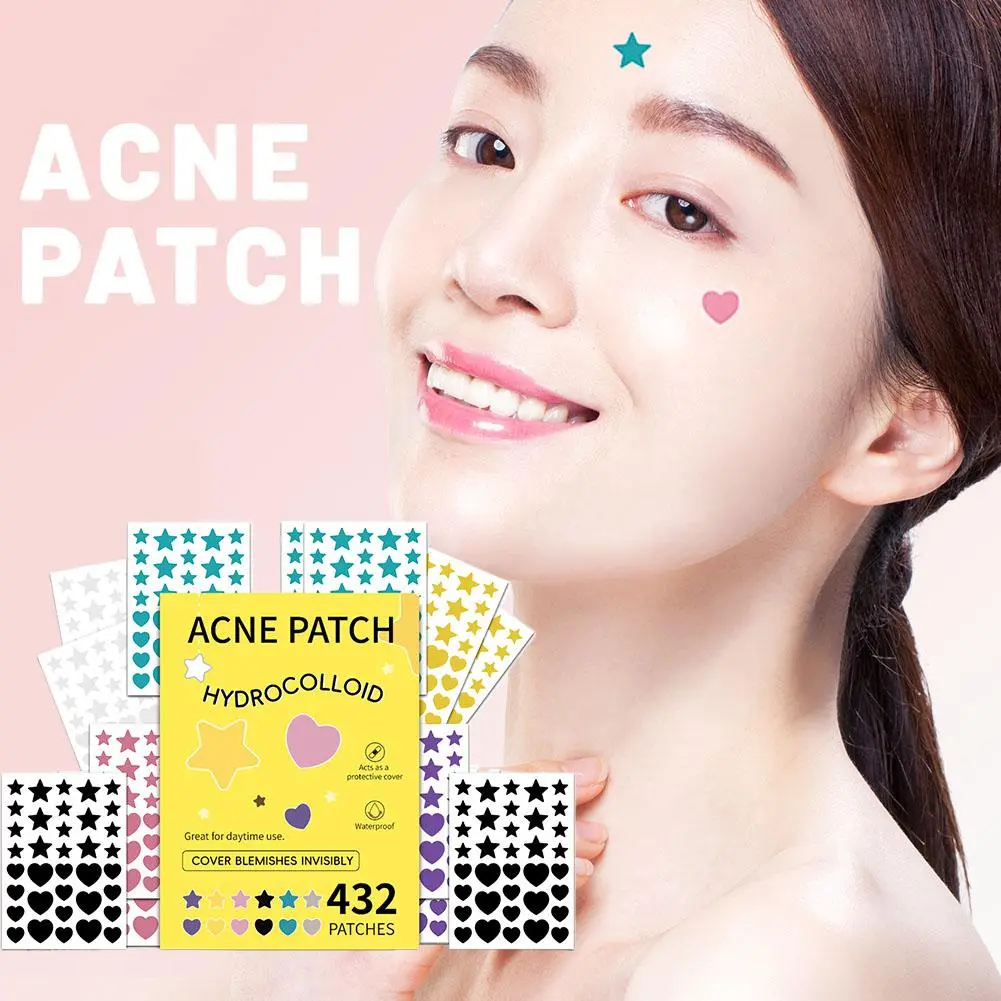 1Bag Cute Colorful Butterfly Pimple Patches Acne Treatment Stickers Invisible Acne Cover Face Spot Pimple Patch Skin Care