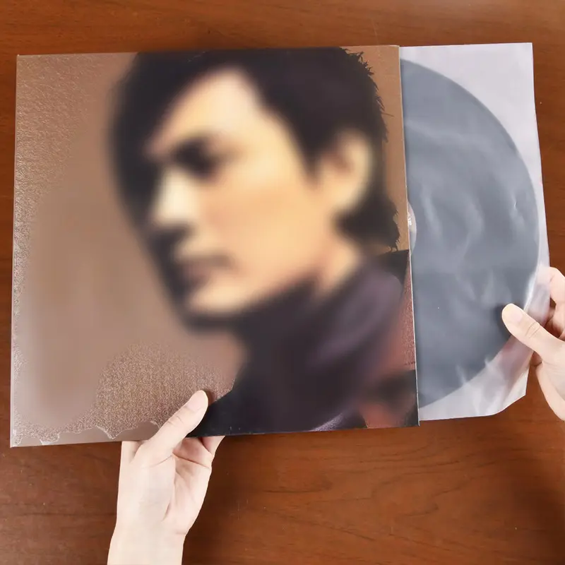 50PCS 12" Anti-static Vinyl Record Protector Inner Sleeves Record Protective Storage Bags Vinyl Record Inner Plastic Clear Bags