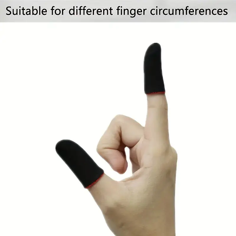 Mobile Game Fingertip Gloves For PUBG Gamer Sweatproof Anti-slip Touch Screen Finger Sleeve Breathable Gaming Finger Cover