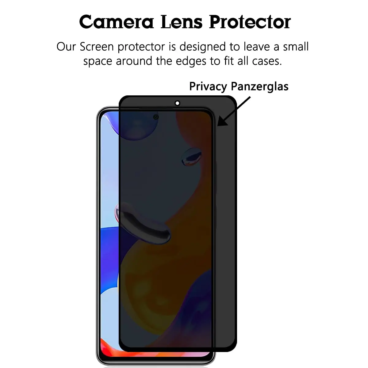Anti Spy Screen Protector For Redmi Note 11 Pro 4G 5G Tempered Glass 9H Privacy Peep High AluminumCase Friendly