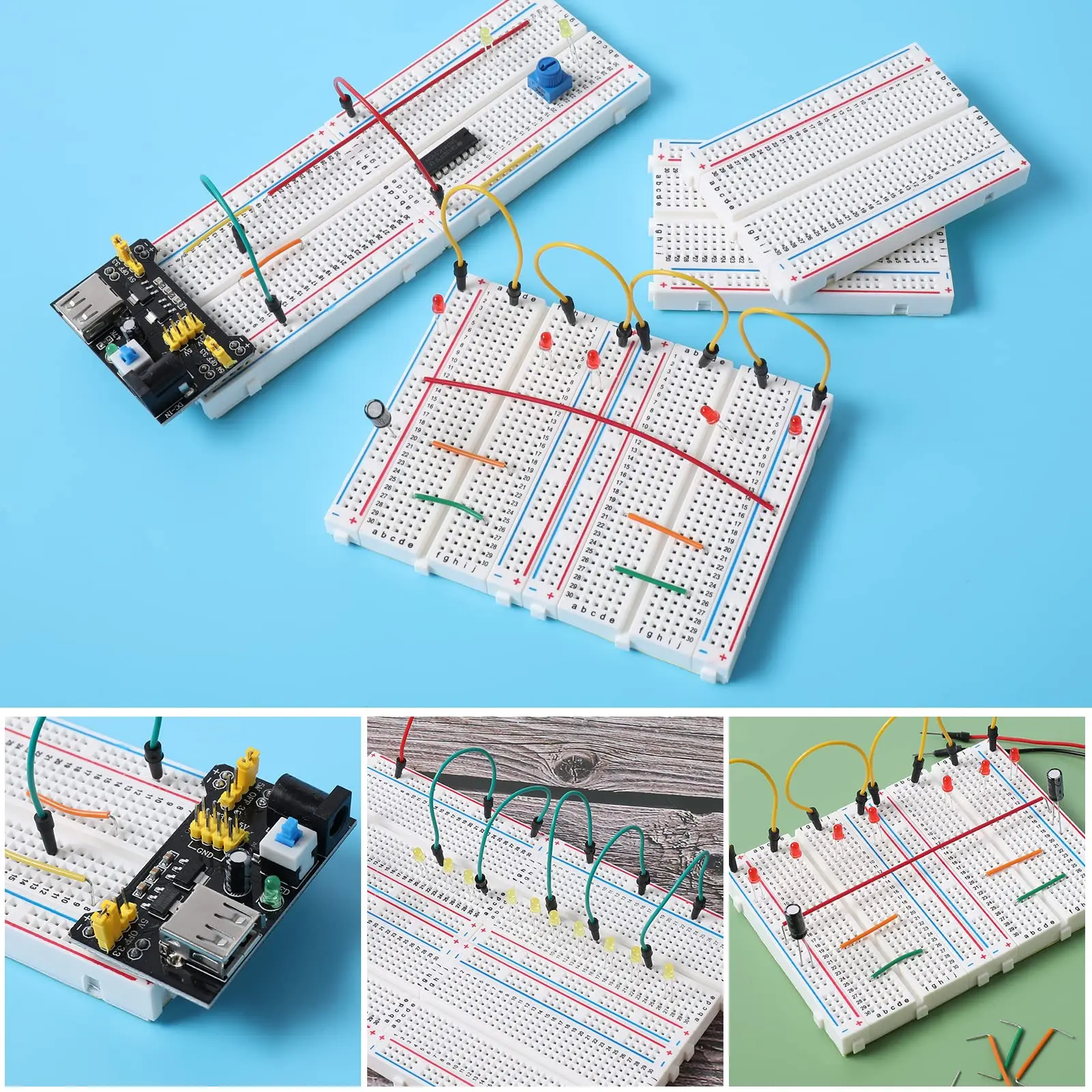 1pc 830 Point 400 Point Solderless Breadboards for Proto Shield Distribution Connecting Blocks